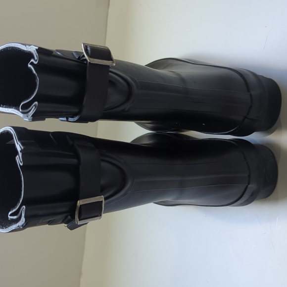 Women's A New Day Black Vicki Rubber Rain Boots Mid Calf Size 10 - Picture 6 of 8